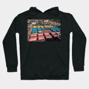 Leeds Market - Tilt Shift Effect (View Large) Hoodie